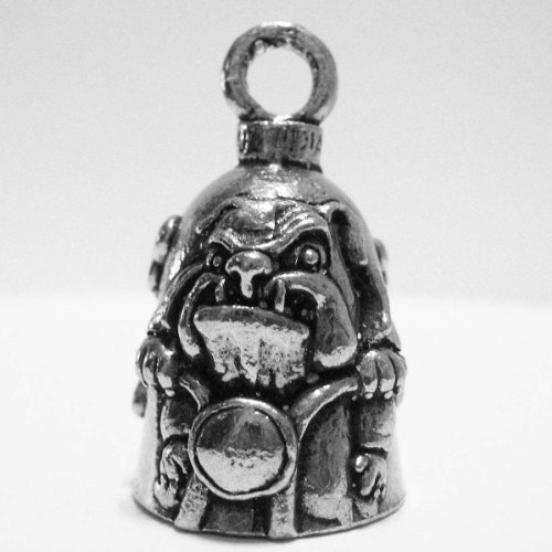 Guardian Bell Bad to the Bone Bulldog Good Luck Motorcycle Bell or Key Ring