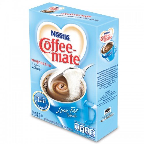 Nestle Coffee-Mate Coffee Creamer Low Fat Light blue Color 400 g.