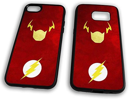 Flash Comics DC Universe Superheroes Justice League Barry Allen Super-speed Bolt Hard Clip Phone Case Cover for iPhone 6/6s Black