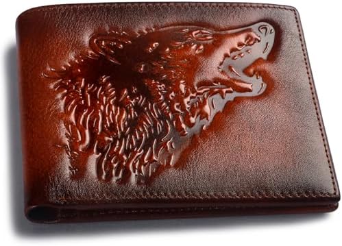 Amazon.com: CHINYOUKA Wolf Wallet for Men Slim Purse Credit Cards