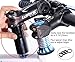 Bike Fork Stem Extender Aluminum Alloy Adjustable Handlebar Riser Adaptor for Mountain Bike, Road Bike, MTB, BMX, Fixie (Black)thumb 3