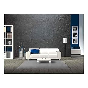 Black Graphite Background - Removable Wall Mural | Self-Adhesive Large Wallpaper - 66x96 inches