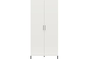 Systembuild Evolution Versa 36" Wide 2 Door Storage Cabinet, White