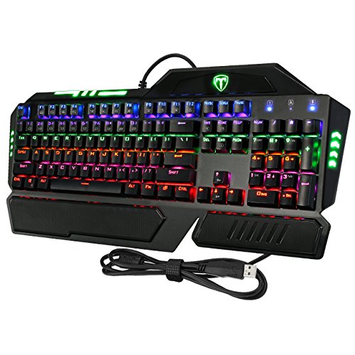 Tomoko led backlight mechanical gaming keyboard, 104 ke…