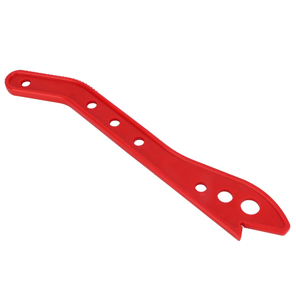 Table Saw Push Stick, Woodworking Safety Tool, 42x7x1 cm, Red Plastic