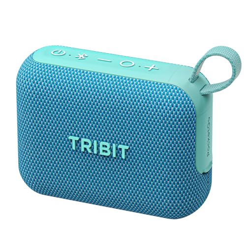 Tribit PocketGo Mini Bluetooth Lautsprecher,20 Std., IP68 Wasserdicht, Bluetooth 6.0, kraftvoller Klang, EQ, TWS-Kopplung, Schwimmfähig, tragbarer Lau