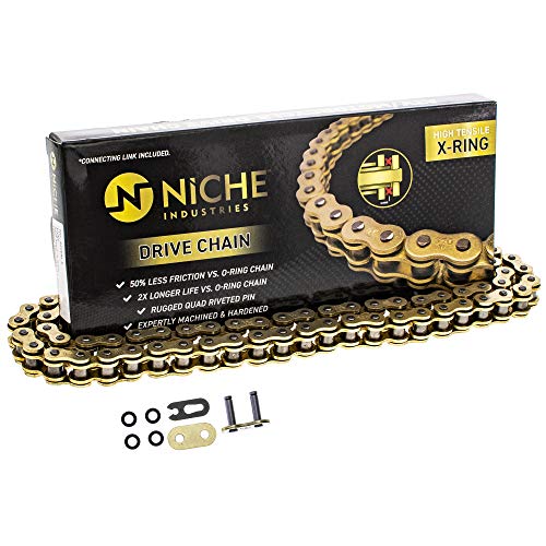 NICHE Gold 420 X-Ring Chain 116 Links With Connecting Master Link