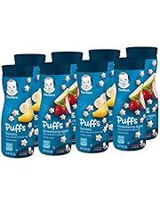 Gerber Puffs Cereal Snack, Banana & Strawberry Apple, 8 Count
