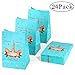 WAVEJOEY 24 Unicorn Party Favor Bags Treat Gift Goody Bags for Kids Birthday, Baby Shower, Unicorn Party Ideas