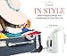 Suwikeke Steamer for Clothes, Garment Steamer [Upgrade Features] -JetSteam 140ml Portable Fabric & Clothes Steamer, Perfect for Home & Travel Use, Powerful 900 Watts, Fast Heat-Up, White