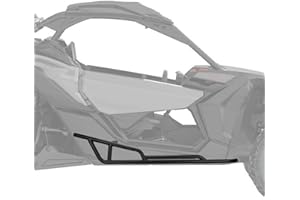 KEMIMOTO X3 Nerf Bars, Rock Sliders Compatible with Can Am Maverick X3 Turbo R RR 2017-2025 Side Bumper Protector Tree Kickers Brush Guard Replaces OEM #715003438 715002963, 2-Seater