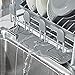 KINGRACK Aluminum Dish Rack with Expandable Over The Sink, in Sink Dish Drying Rack and Drain Broad, Removable Cutlery Holder, Anti-Scratch Cup Holder (112040)