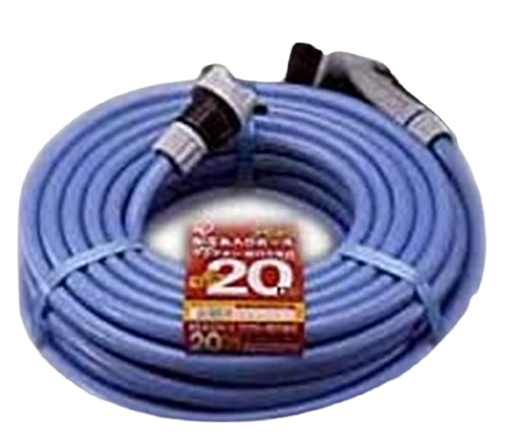 アイリスオーヤマ ホース パーツ 耐圧糸入りカットホースガン 口金付 スリム 20m φ12 ライトブルー商品画像