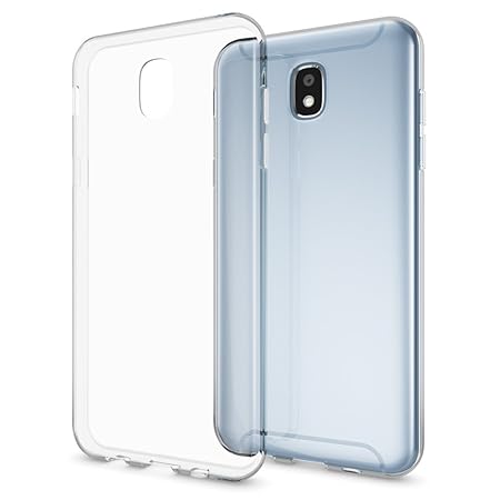 NALIA Handyhülle kompatibel mit Samsung Galaxy J3 2017 (EU-Modell), Ultra-Slim Soft Silikon Case Cover, Crystal Clear Schutzh