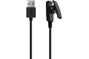 Threeeggs Charging Clip Compatible with Forerunner 235/35/64/230/630/645/645 Music/735XT, USB Charger Cable for Garmin Approach S20/G10, Vivomove HR, Lily/Lily 2 Smart Watch 3.3ft / 100cm