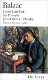 Louis Lambert - les Proscrits - Jesus-Christ en Flandre, Balzac, Honoré de, 2070371611