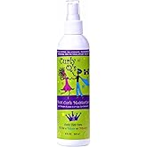 CURLS Curly Q's Kids Moist Detangler & Daily Moisturizer - For Children With All Curl Types - Comb With Ease - Aids Curl Form