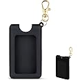 VANEST Silicone Case Compatible with Noshinku Pocket Hand Sanitizer, Protective Case with Keychain for Refillable Travel Size