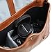 HAOdiy New Classic Vintage Casual Brown Shoulder Pu Leather Camera Bag for Digital Cameras