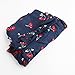 Baby Girls 2pcs Sets Cotton Ruffles Romper Outfits Clothes (L:24Months, Navy Cherry)
