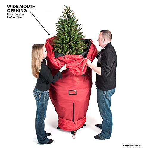 [Red Upright Tree Storage Bag] 9 Foot Christmas Tree Storage Bag