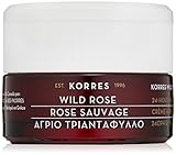 Korres 24-Hour Moisturising and Brightening Cream, Wild Rose, 1.35 fl. oz.