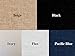 Furniture Fresh - Burlap Look - Blackout Thermal Faux Linen- One Patio Panel (102x84, Beige)