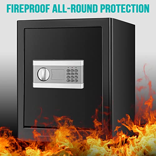 DIOSMIO Fireproof Safe with Fireproof Bag 2.5CT Safe Box Fireproof