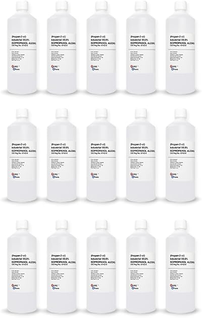 Pure Chem Isopropanol IPA 99.99% White 15 x 1L Alcohol