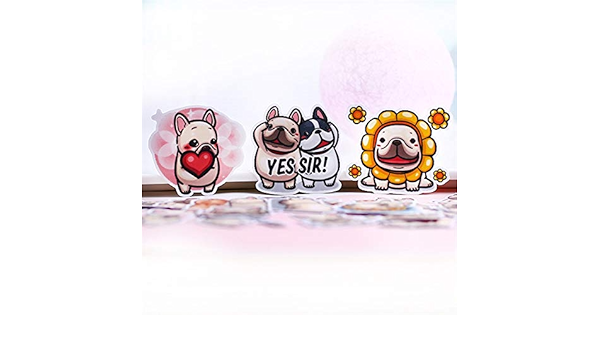 JUNZE Anime Amor Perro Pareja Pegatinas de Papel Manualidades ...