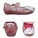 iFANS Girls Cute Shiny Unicorn Mary Jane Princess Flat for Toddler Little Kid