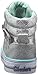 Skechers Kids Shuffles Light Up Sneaker (Toddler/Little Kid), Silver Quilt, 11.5 M US Little Kid