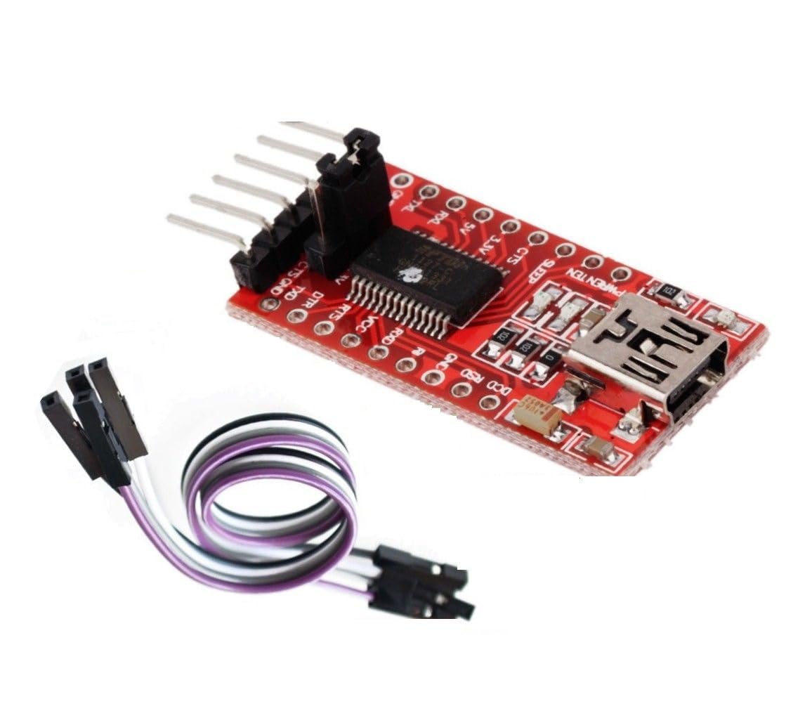 1 pc FTDI FT232RL USB to TTL Module Serial Adapter Converter 5V and 3.3V + Cable