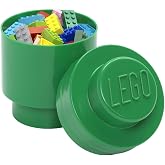 LEGO Storage Box Brick 1 Round Dark Green