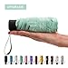 NOOFORMER Mini Travel Sun&rain Umbrella - Light Compact Parasol with 95% UV Protection for Men Women Multiple Colors