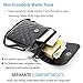 BECPLT Womens Soft PU Leather Cell Phone Shoulder Bag Small Crossbody Purses Pouch Lady Wallet with Shoulder Strap (Black)