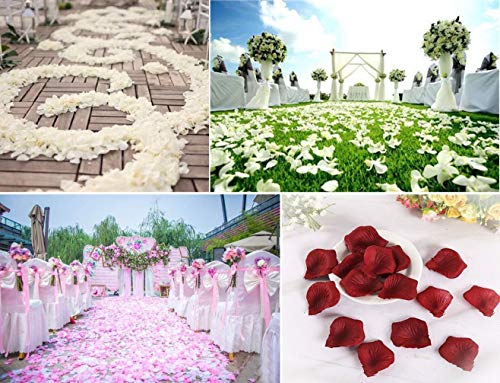 COTOSEY 4000 Pcs Silk Rose Artificial Petals Supplies Wedding Decorations (Ivory)