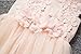 Baby Girls Sleeveless Lace Wedding Vintage Birthday Party Princess Flower Backless Dress
