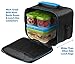 PINNACLE Insulated Reusable Lunch Bag, Thermal Lunch Tote, For Kids, Girls, Boys ,toddlers School Lunch Bag With BONUS GEL ICE PACK And MATCHING CUTLERY - 2 Way Zipper – BLUE (BLUE)