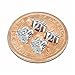 XZP Mixed Shapes Stainless Steel Stud Earrings Heart Square Round Fashion Zirconia Jewelry 7 Pairs In Set For Women Gift 5mm