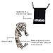 ClothingLoves Women's Cute Pug Burnished Adjustable Wrap Ring