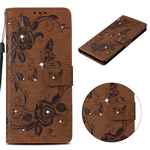 image for Funyye Shiny Sparkle Case for iPhone Xs Max,Stylish 3D Diamond Butterf