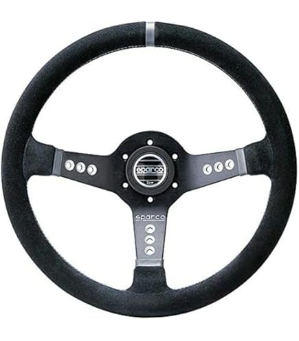 Amazon.com: Sparco SparcoSteering Wheel 368 Black Suede : Automotive