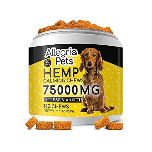 Hemp Calming Treats For Dogs Anxiety Relief 180 Dog Chews Natural Remedies For Dog Separation Anxiety Usa Quality With Melatonin For Dogs Sleep Calming Chews For Dogs Stress With Valerian Root Pricepulse