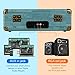 Record Player Vintage 3-Speed Bluetooth Vinyl Turntable with Stereo Speaker, Belt Driven Suitcase Vinyl Record Playerthumb 3
