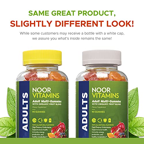 Noor Vitamins Halal Adult Multivitamin Gummy with Organic Fruit Blend