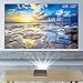 Portable Mini Projector, Haidiscool Pocket Video DLP Pico Projector 300 ANSI Lumen with WiFi, USB, HDMI, TF, Support iPhone, Android, Laptop, PC, 1080P Movie, for Home Theater/Business Presentationsthumb 2