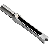 1/2 Mortise Chisel Insert - Secure &amp; Clean Mortising Chisel &amp; Bit w/Quick Setup-Free Operation - Square Hole Drill Tool for Joinery Projects &amp; Tenon Tools - Square Drill Bits for Woodworking Projects