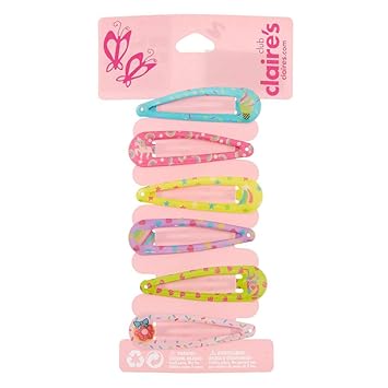 Claire S Club Kids Sweet Treat Snap Hair Clips 6 Pack Pink