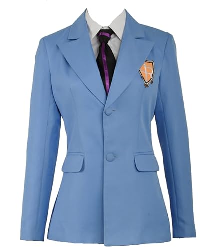miccostumes Women's High School Host Club Cosplay Costume School Uniform Set Jacket Shirt with Tie (Small) : Clothing, Shoes & Jewelry